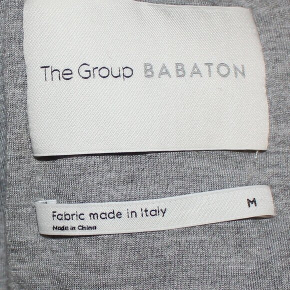 Aritzia  the Group of  Babaton Gilman zip black bomber  lined jacket size Medium - Picture 5 of 8